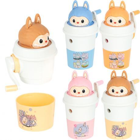 От 8 шт. Механічна точилка "Пухнастик" з контейнером  Q6510   купить дешевый оптом в интернет-магазине