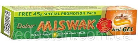 Мішвак, Мисвак, зубна паста, Miswak Dabur, 60 г.