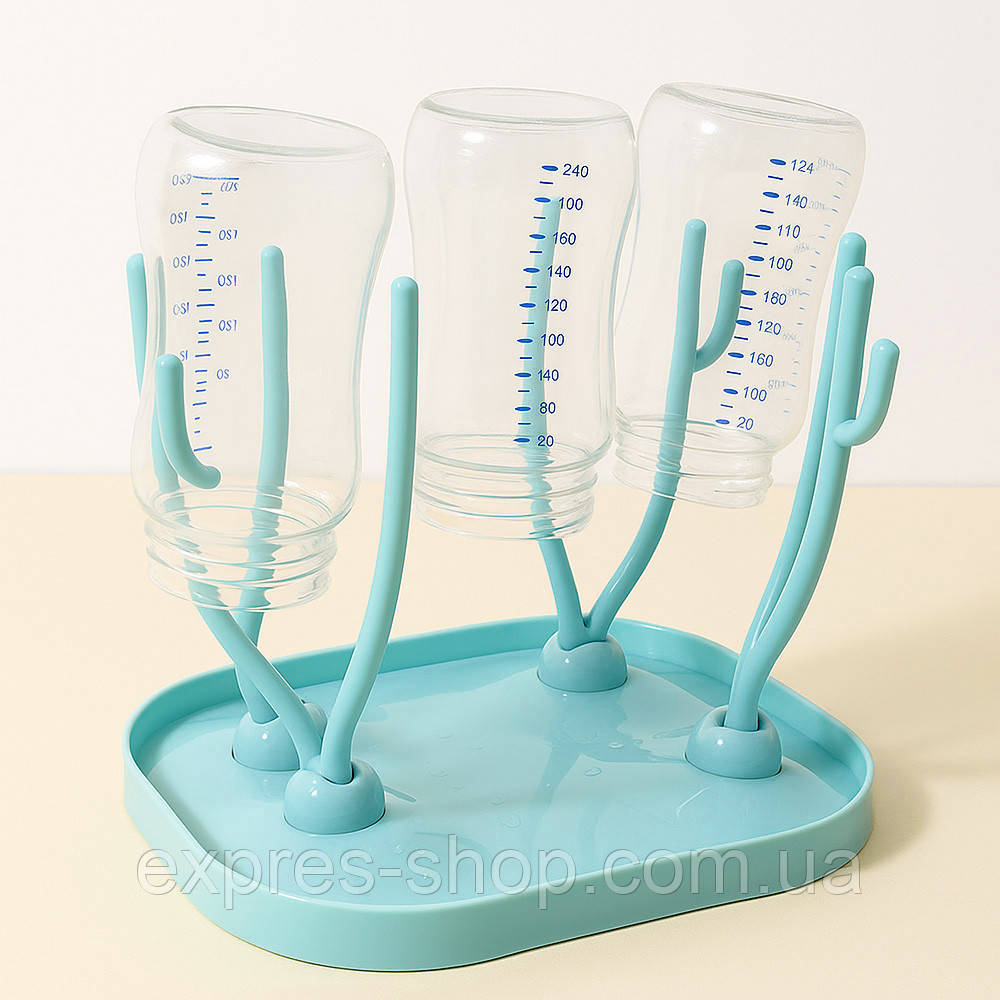 Сушарка для дитячих пляшечок A777-106 / Підставка для сушіння пляшечок та сосок, фото 1