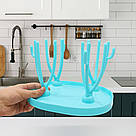 Сушарка для дитячих пляшечок A777-106 / Підставка для сушіння пляшечок та сосок, фото 5