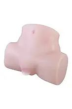 Мастурбатор із 2 тунелями NMC Life Like Masturbator із силікону, 13.9 см