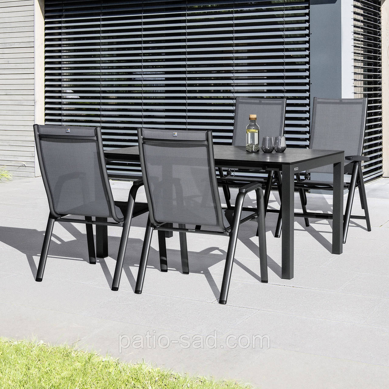 Стілець для саду Cirrus антрацитовий — KETTLER, фото 1