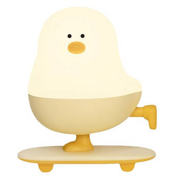 Нічник L63 Chicken on a Skateboard Белый