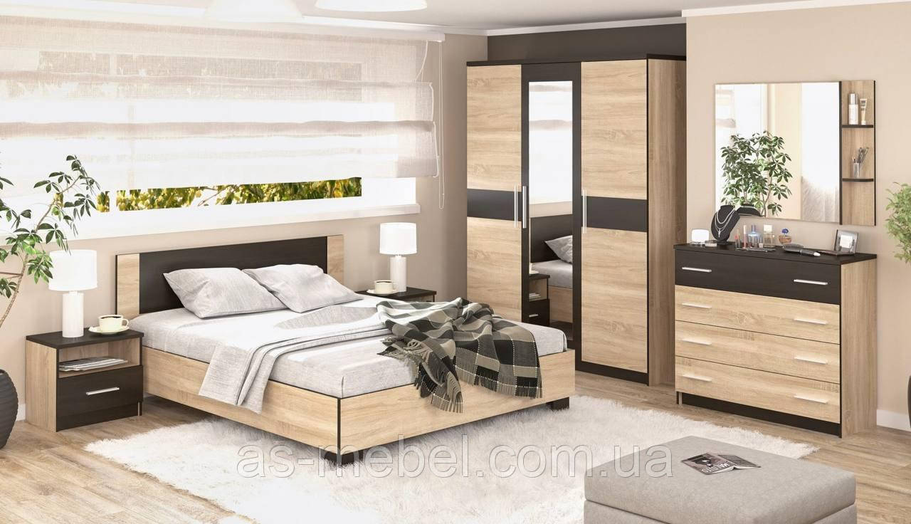 Спальня Вероніка Сонома+ Венге, фото 1