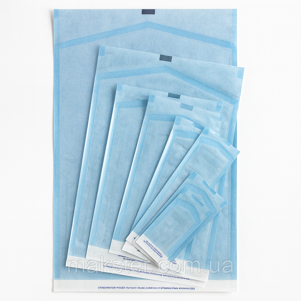 Пакети для стерилізації в автоклаві (стерилізаційний пакет), поштучно, 1 шт