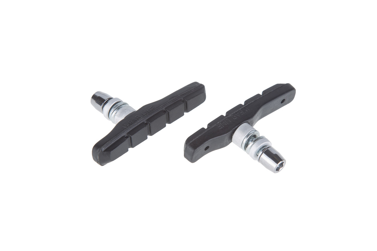 Гальмівні колодки ONRIDE Vice, V-brake 72 мм, чорні (полібег), фото 1