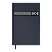 Щоденник датовоний 2026 TIME A5 синій бумвініл