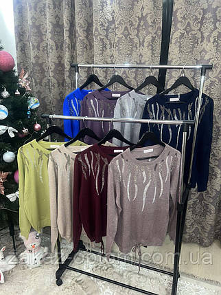 Светр жіночий кашемір оптом (50-54) Китай-140956, фото 1