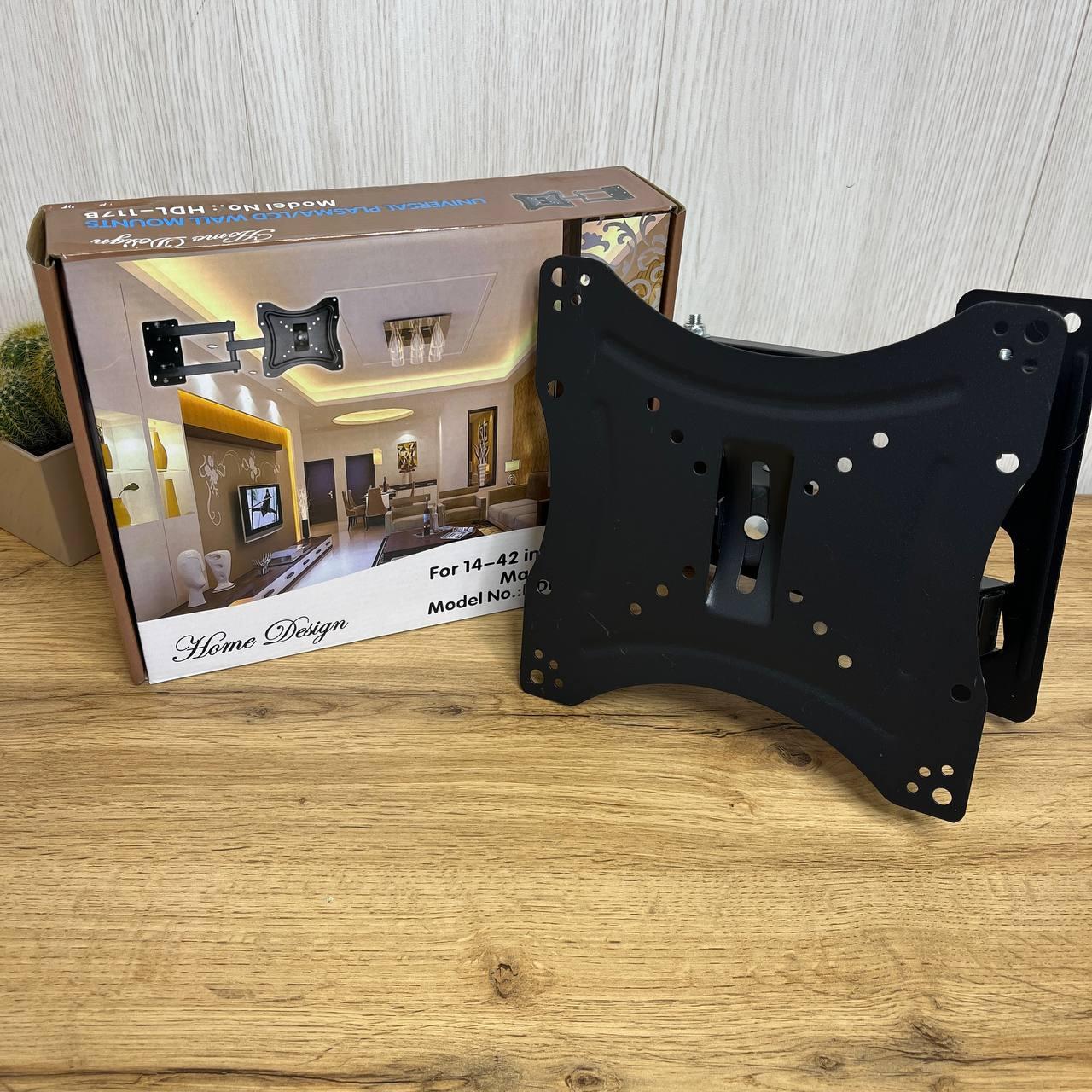 Кронштейн для LED-телевізора та монітора HDL-117B кріплення настінне поворотне 14-42 (10)