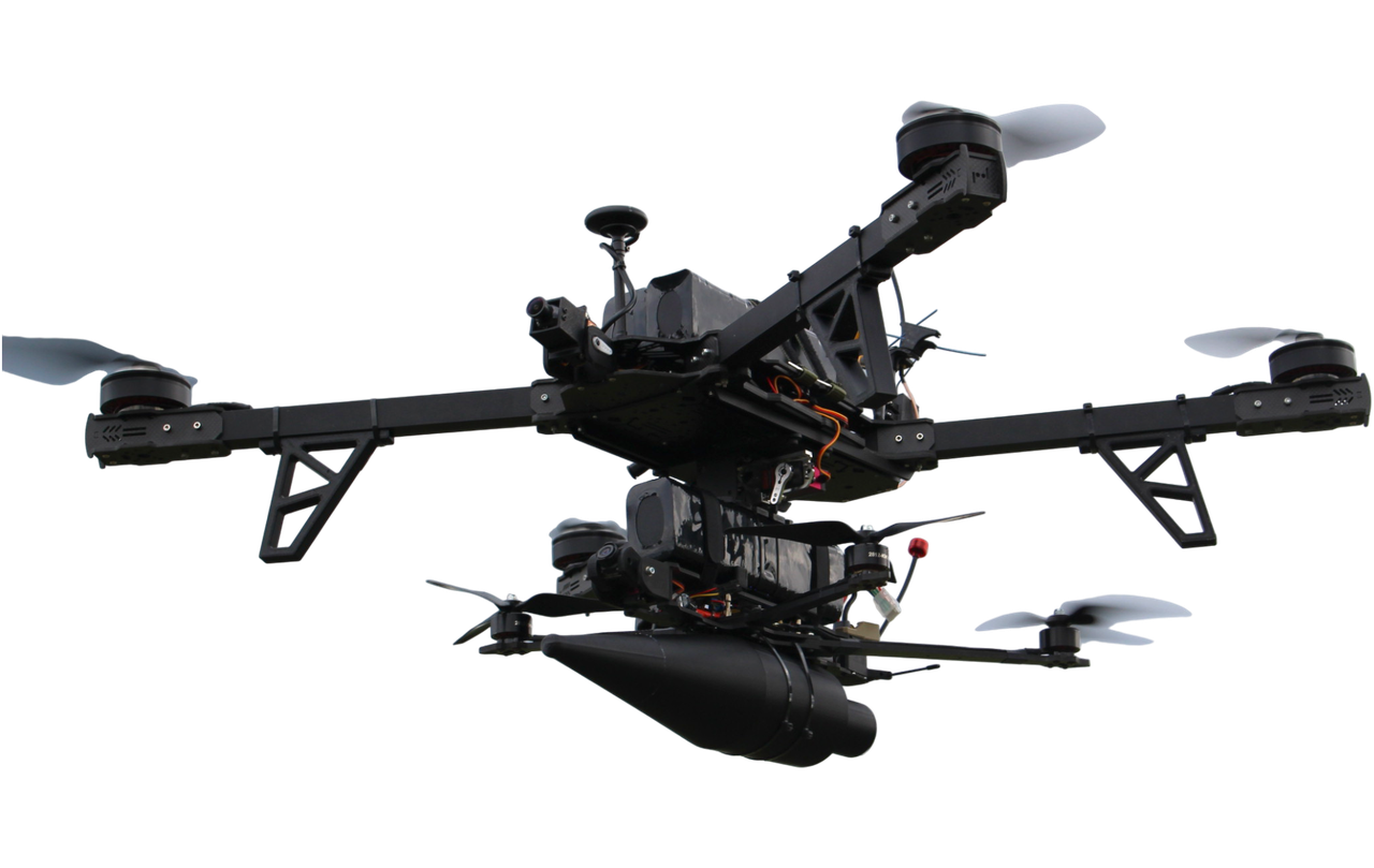 22-х дюймовий ДРОН-МАТКА квадрокоптер POLYDRONE TORUK22X4 LAUNCHER, фото 1