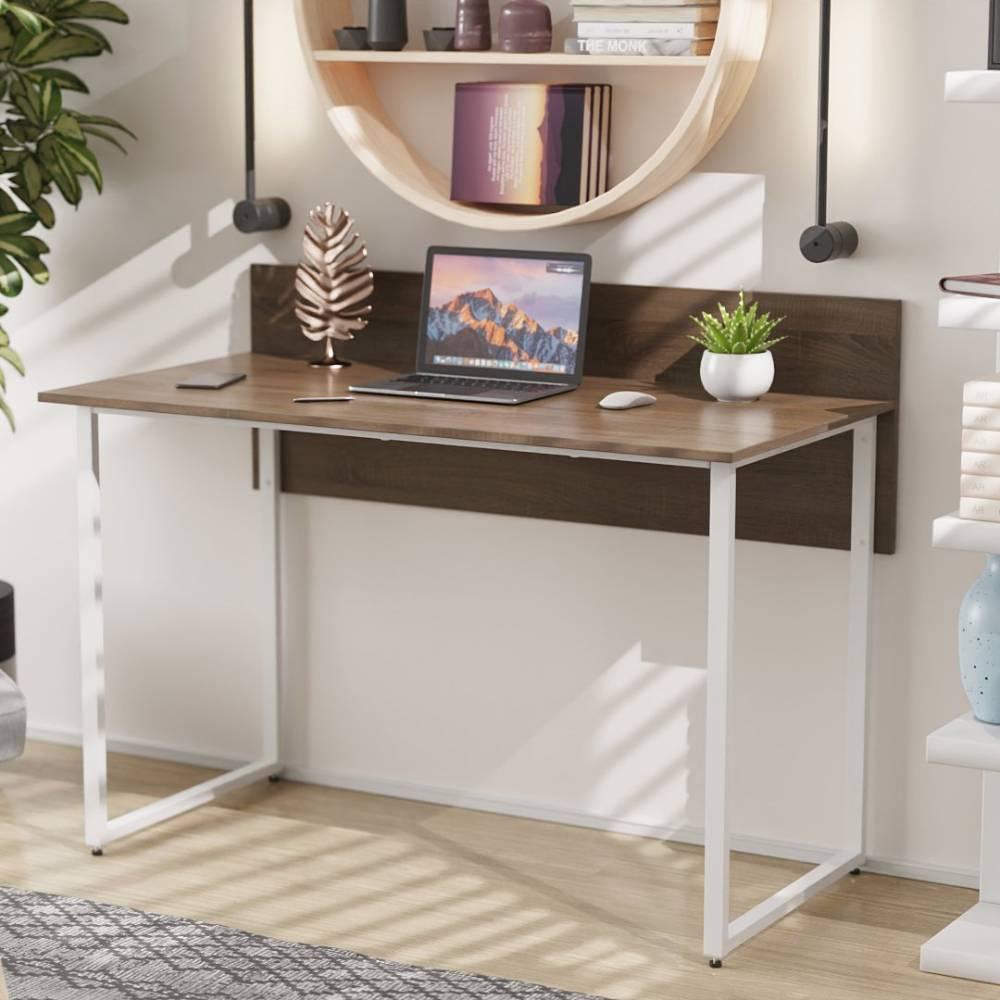 Письмовий стіл Ferrum-decor Скай 75x100x70 білий ДСП Дуб Сонома Трюфель 16мм