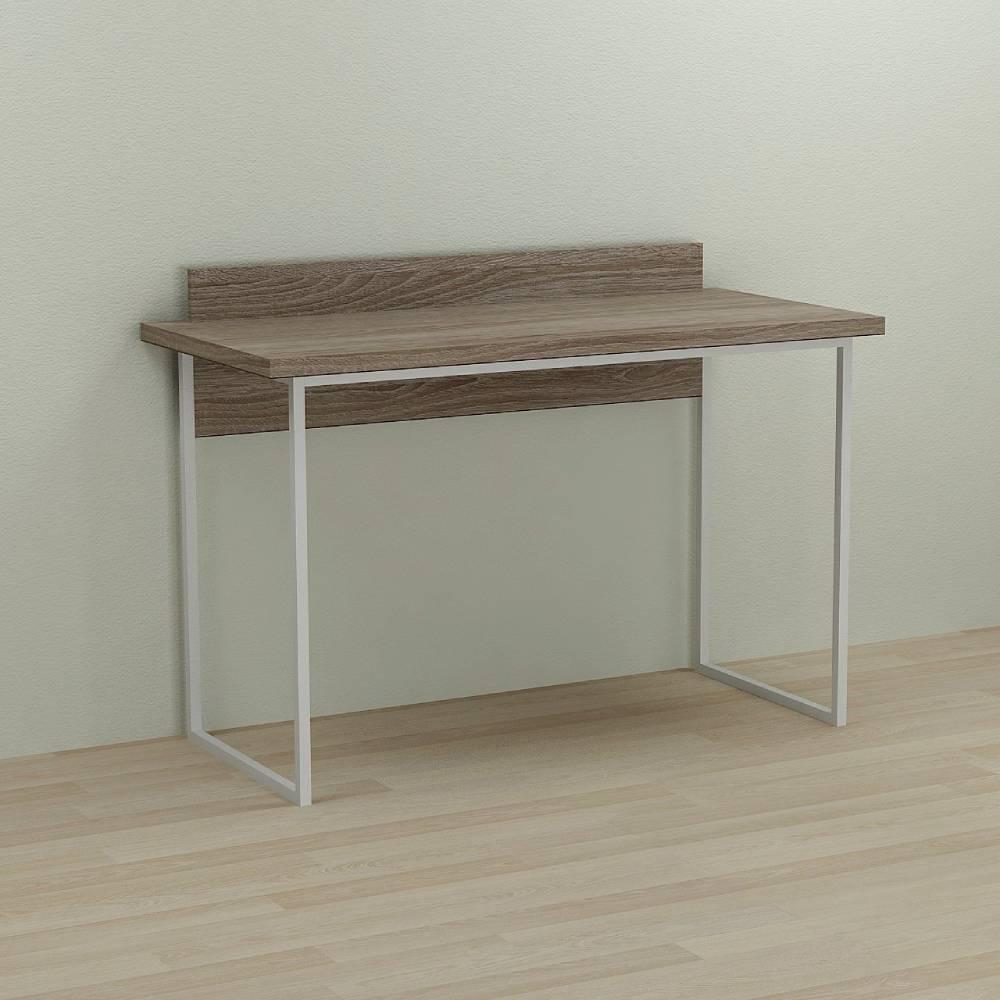 Письмовий стіл Ferrum-decor Скай 76x120x70 білий ДСП Дуб Сонома Трюфель 32мм