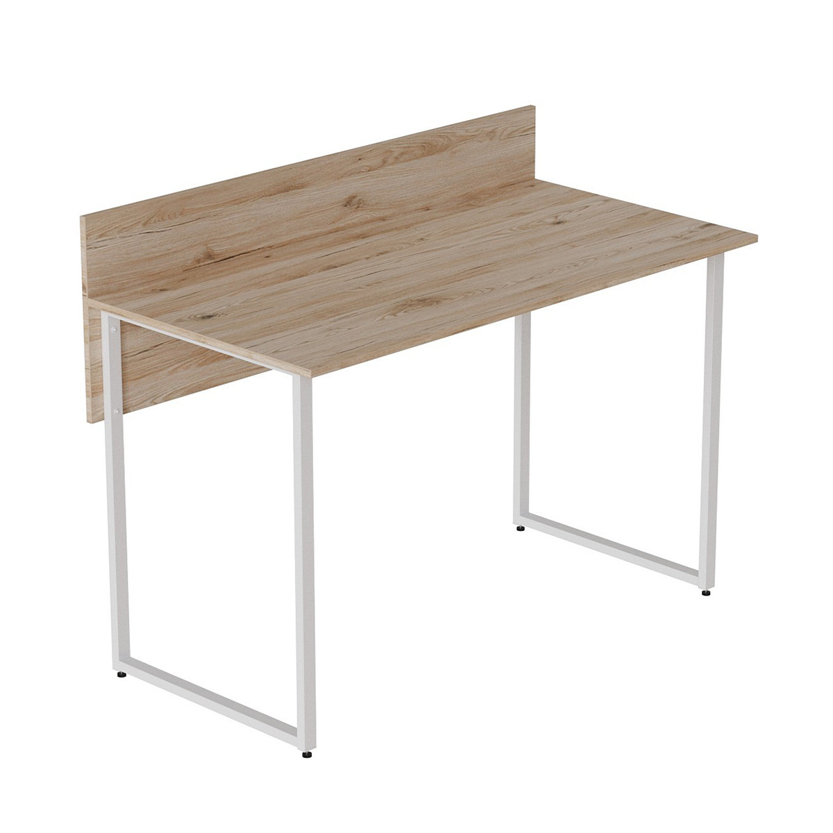 Комп'ютерний стіл Ferrum-decor Скай 75x120x70 білий ДСП Дуб Сан-Марино 32мм (FRD-101109)