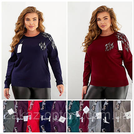 Светр жіночий кашемір оптом (52-54) Китай-1140972, фото 1