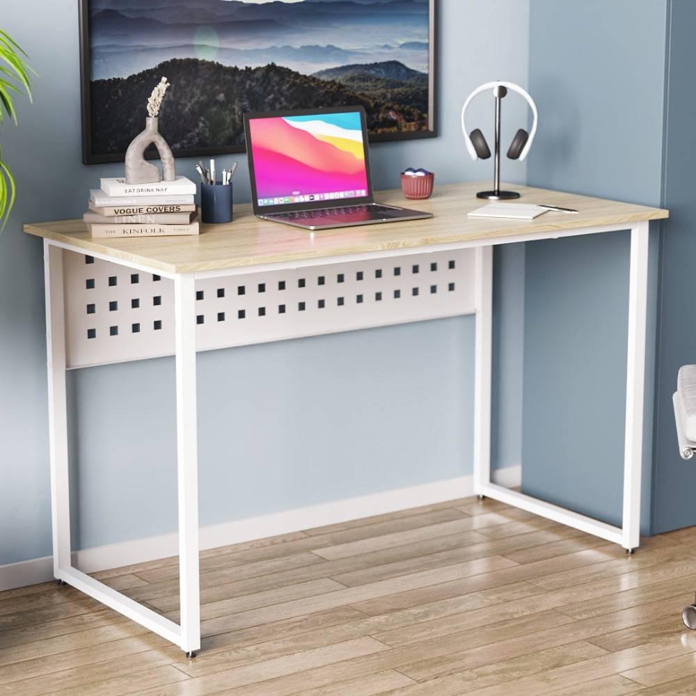 Письмовий стіл Ferrum-decor Майк 75x120x70 білий ДСП Дуб Сонома 16мм (FRD-101338)