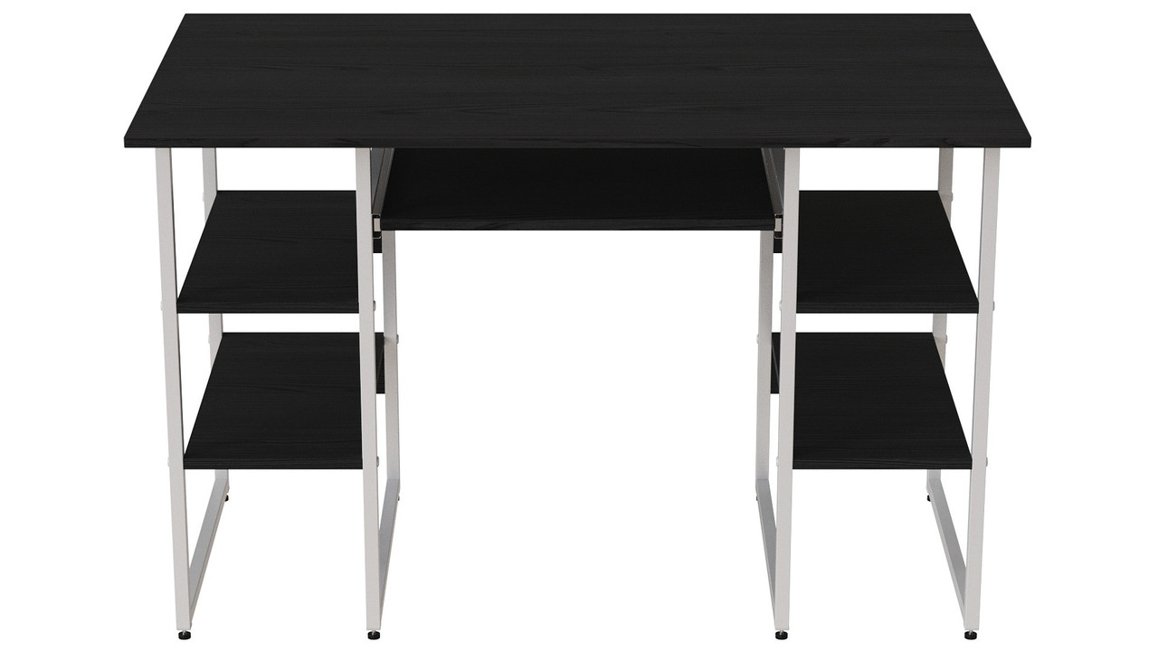 Комп'ютерний стіл Ferrum-decor Тім 75x120x70 білий ДСП Сосна Кембра 32мм (FRD-101380)