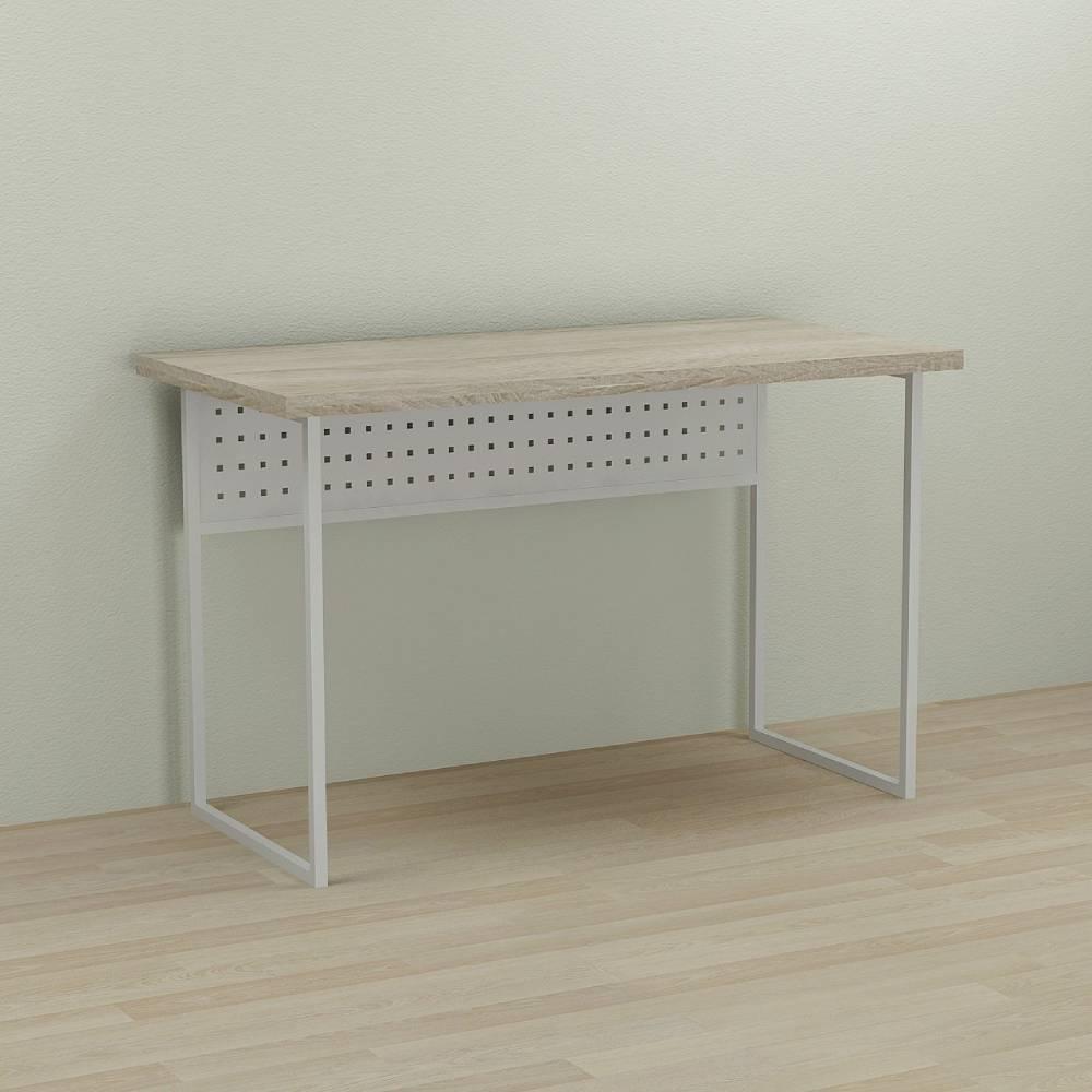 Письмовий стіл Ferrum-decor Майк 76x140x70 білий ДСП Дуб Сонома 32мм (FRD-101353)