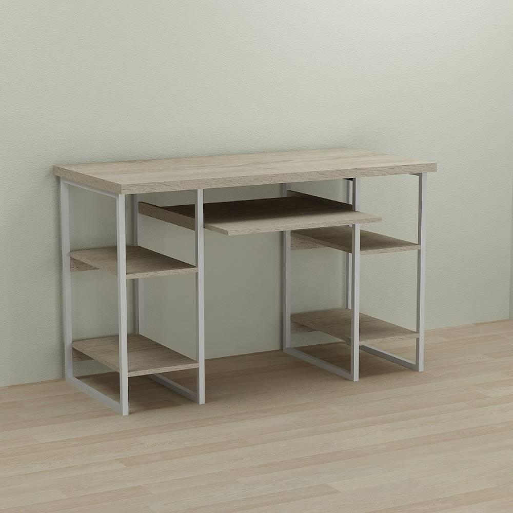 Письмовий стіл Ferrum-decor Тім 76x140x60 білий ДСП Дуб Сонома 32мм (FRD-101367)