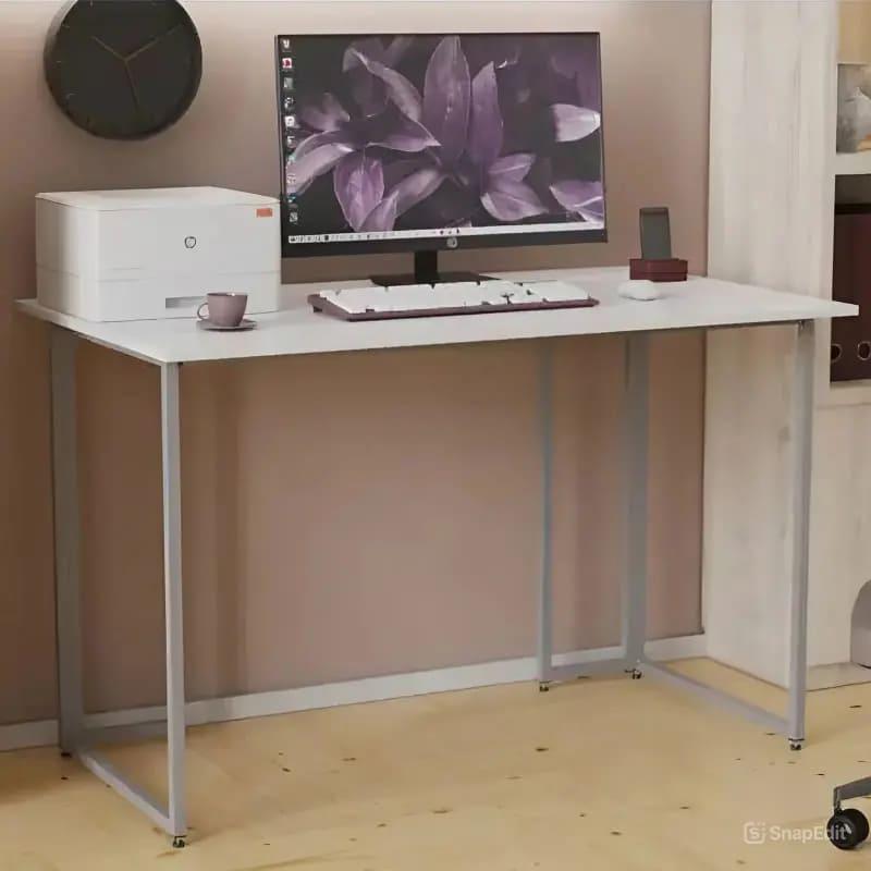 Письмовий стіл Ferrum-decor Ханна 75x140x70 сірий ДСП Біле 16мм (FRD-101441)