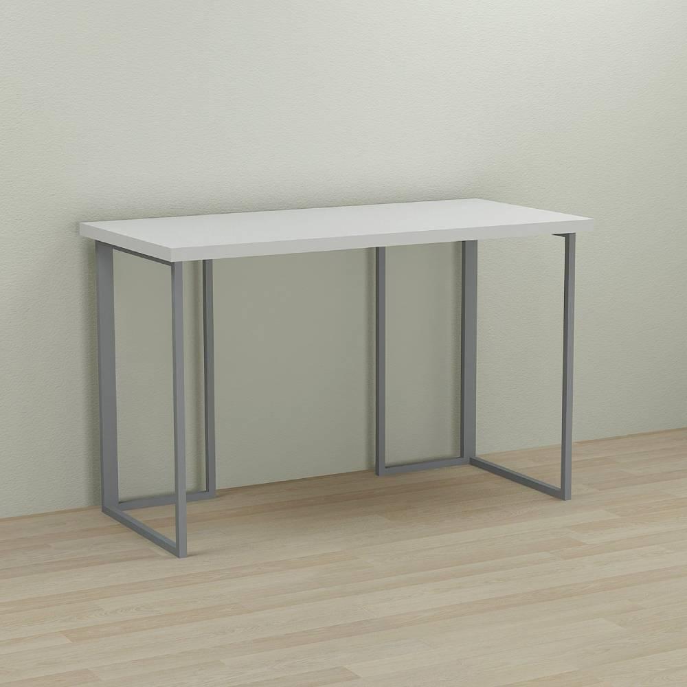 Письмовий стіл Ferrum-decor Ханна 76x140x60 сірий ДСП Біле 32мм (FRD-101416)