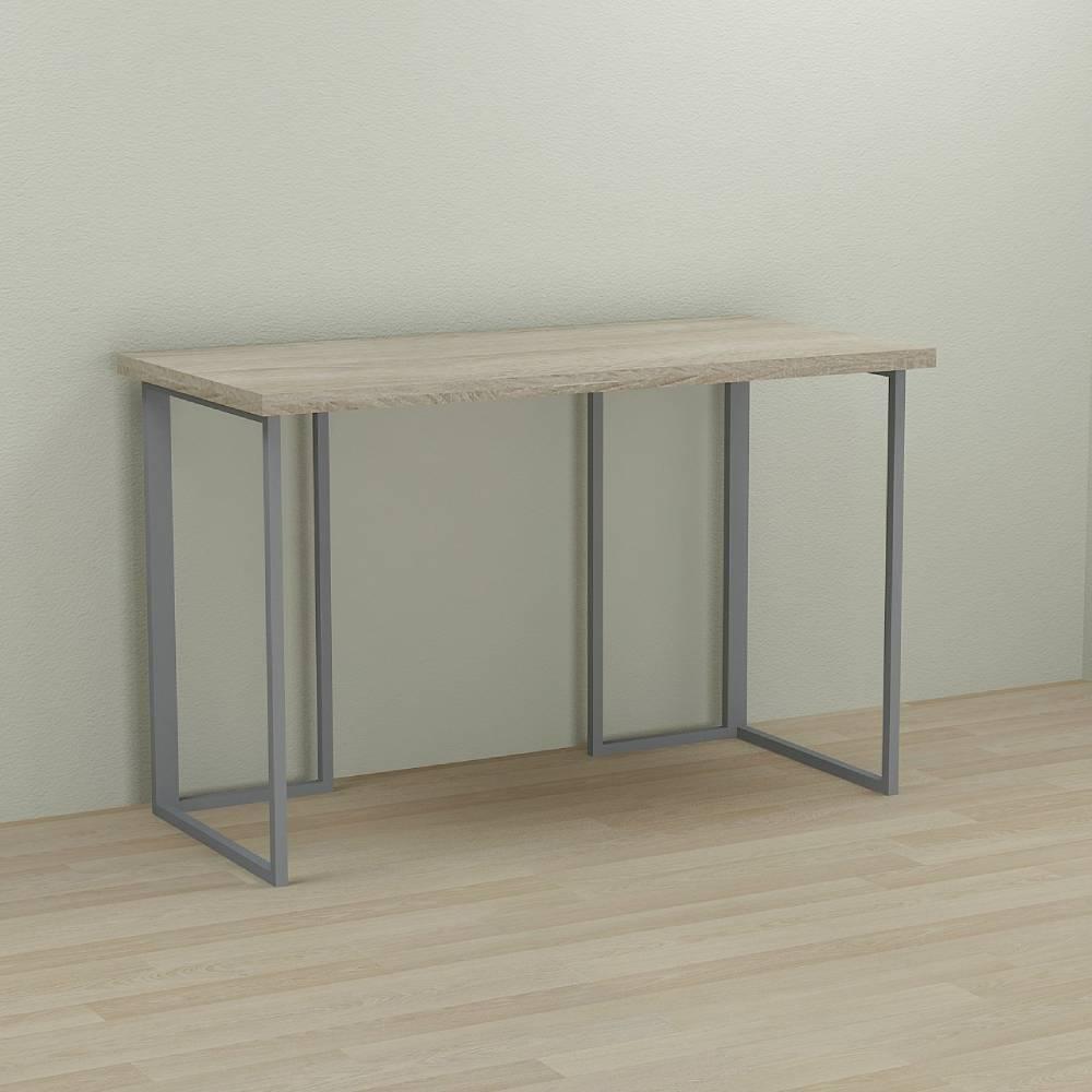 Письмовий стіл Ferrum-decor Ханна 76x140x70 сірий ДСП Дуб Сонома 32мм (FRD-101447)