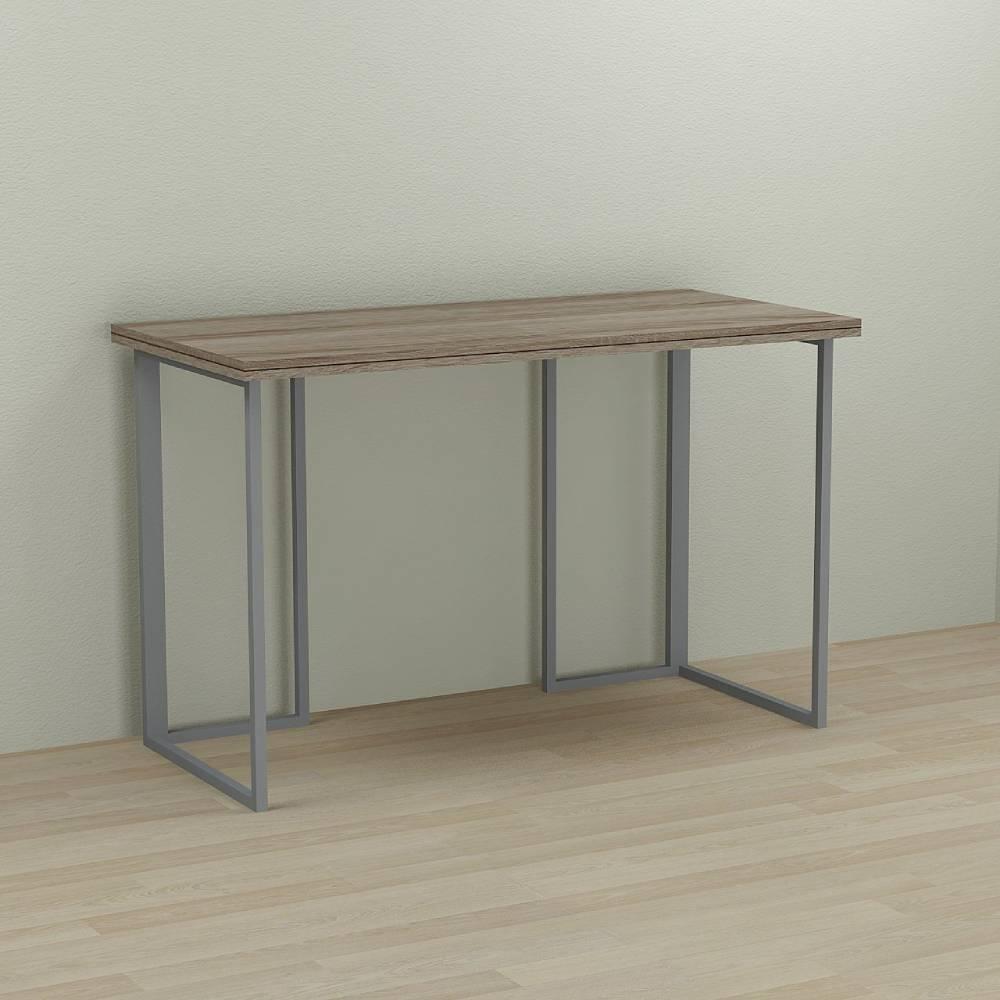 Письмовий стіл Ferrum-decor Ханна 76x120x60 сірий ДСП Дуб Сонома Трюфель 32мм (FRD-101408)