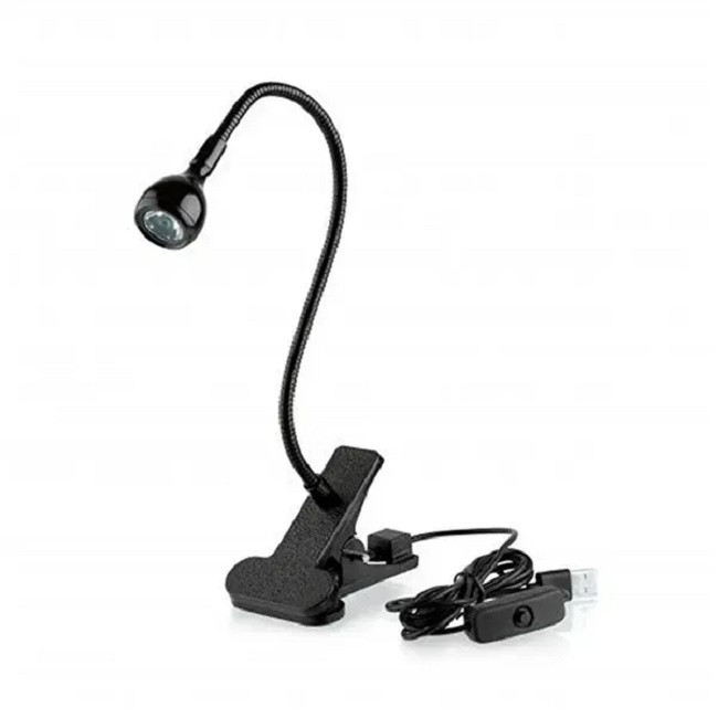 Лампа-ліхтарик для гель-лаку на прищіпці 5W