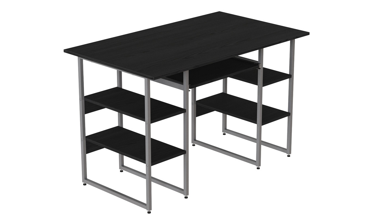 Комп'ютерний стіл Ferrum-decor Тім 75x120x70 сірий ДСП Сосна Кембра 32мм (FRD-101896)