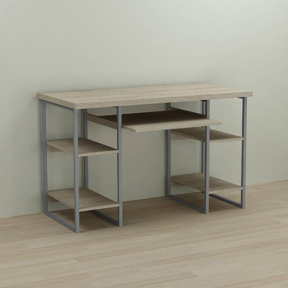 Письмовий стіл Ferrum-decor Тім 76x120x70 сірий ДСП Дуб Сонома 32мм (FRD-101893)