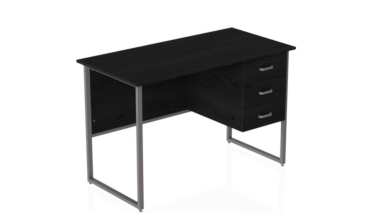 Комп'ютерний стіл Ferrum-decor Гаррі 75x120x60 сірий ДСП Сосна Кембра 16мм (FRD-101455)