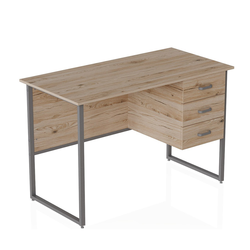 Комп'ютерний стіл Ferrum-decor Гаррі 75x120x70 сірий ДСП Дуб Сан-Марино 16мм (FRD-101474)