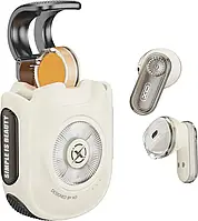 Bluetooth навушники TWS XO G39 Metal Remote Control TWS Headset Білі