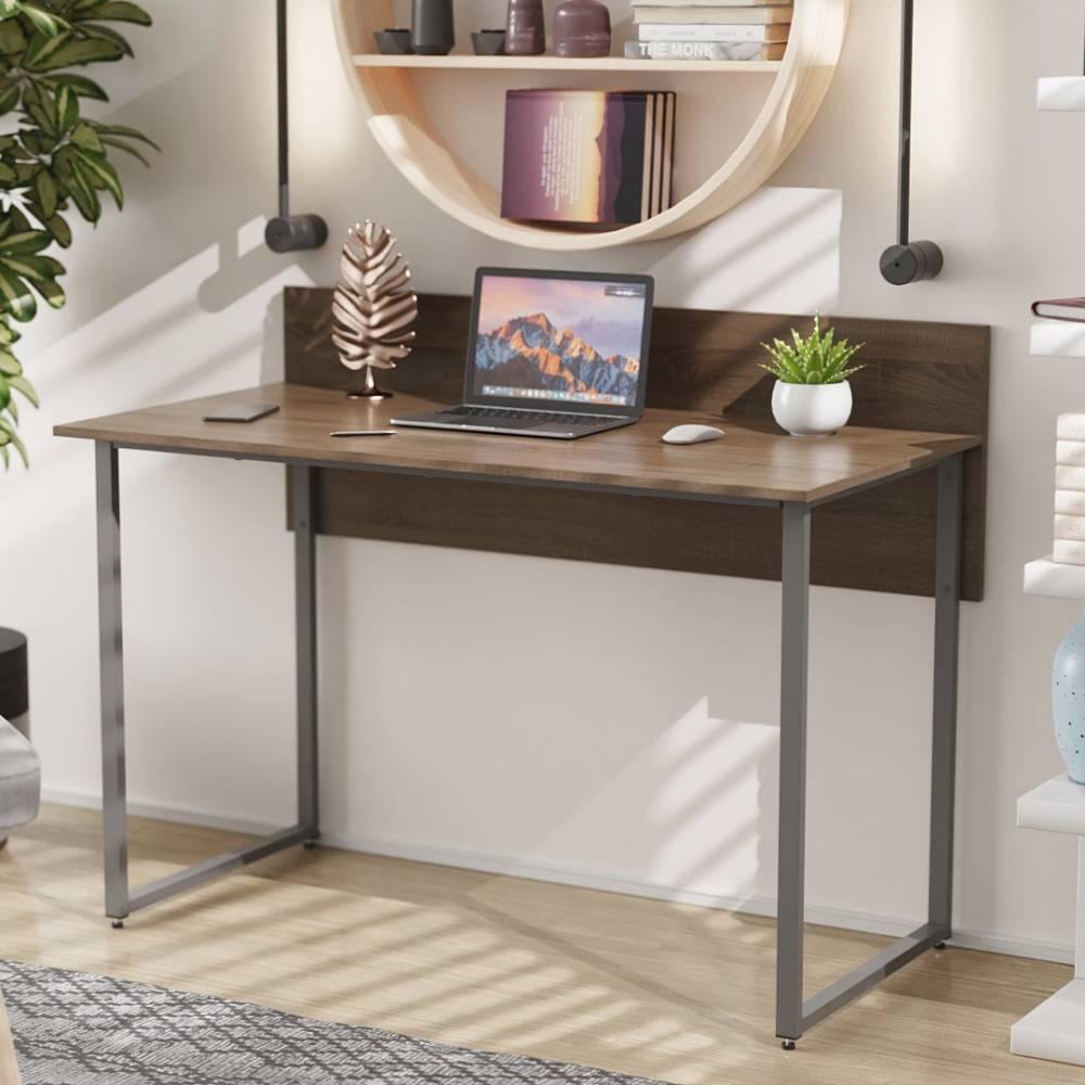 Письмовий стіл Ferrum-decor Скай 75x140x70 сірий ДСП Дуб Сонома Трюфель 16мм