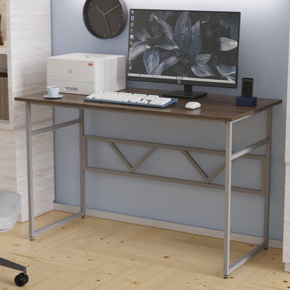 Письмовий стіл Ferrum-decor Раян 75x100x70 сірий ДСП Дуб Сонома Трюфель 16мм (FRD-101623)