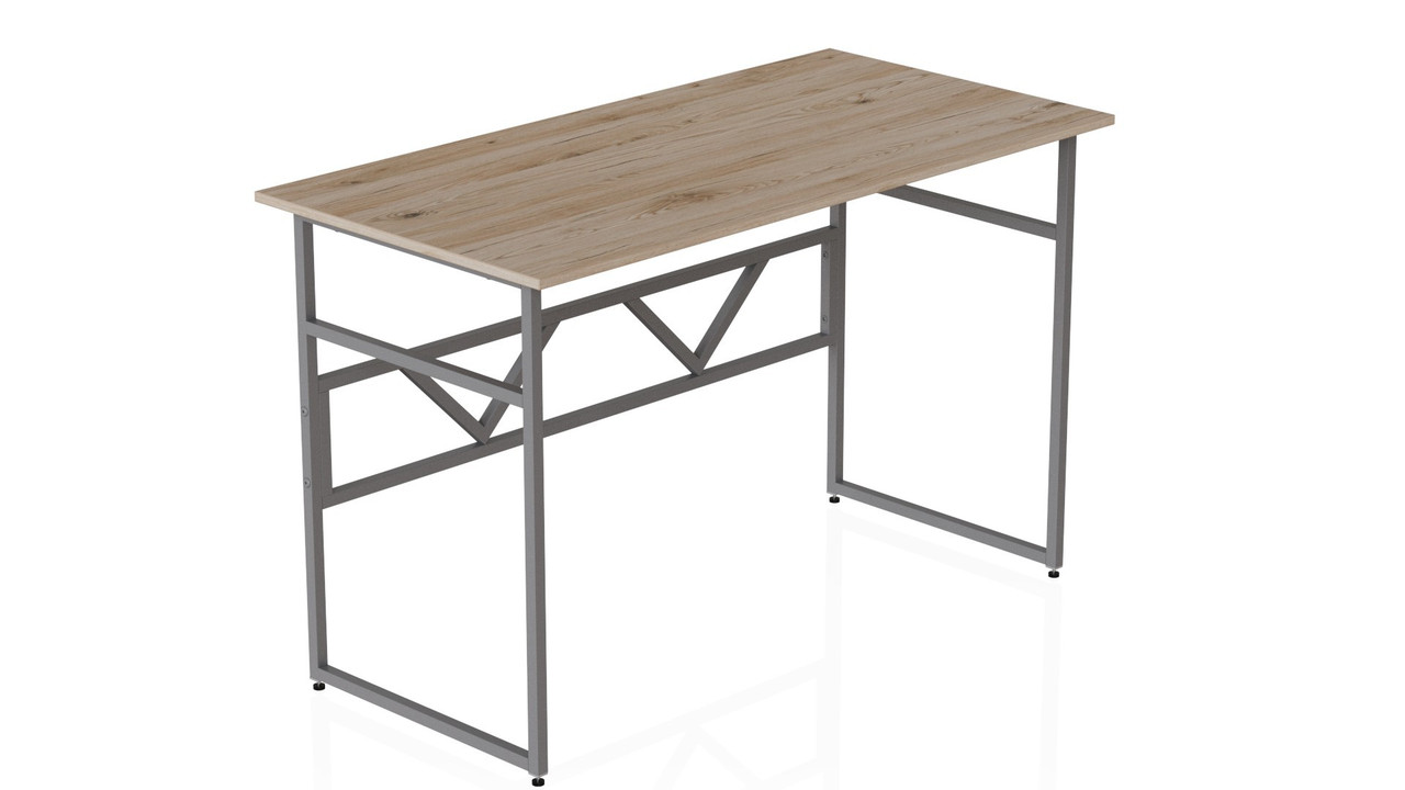 Комп'ютерний стіл Ferrum-decor Райан 75x120x60 сірий ДСП Дуб Сан-Марино 32мм (FRD-101609)