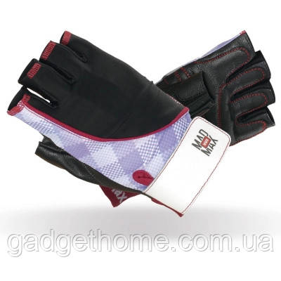 ТОП! Рукавички для фітнесу MadMax MFG-911 Nine-eleven Black/perpito L (MFG-911-PEP_L) - (gHome), фото 1