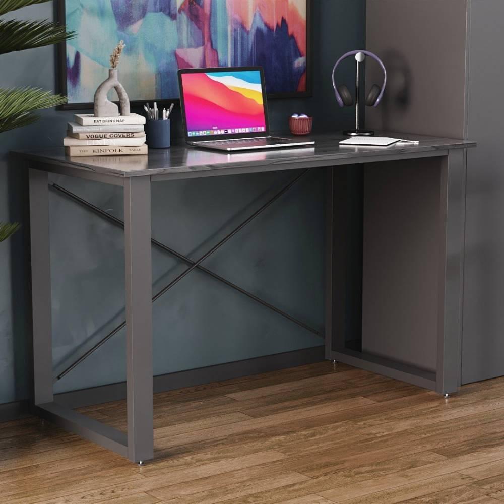 Письмовий стіл Ferrum-decor Драйв 750x1200x700 Чорний метал ДСП Сосна Кембра 32 мм (FRD-103382)