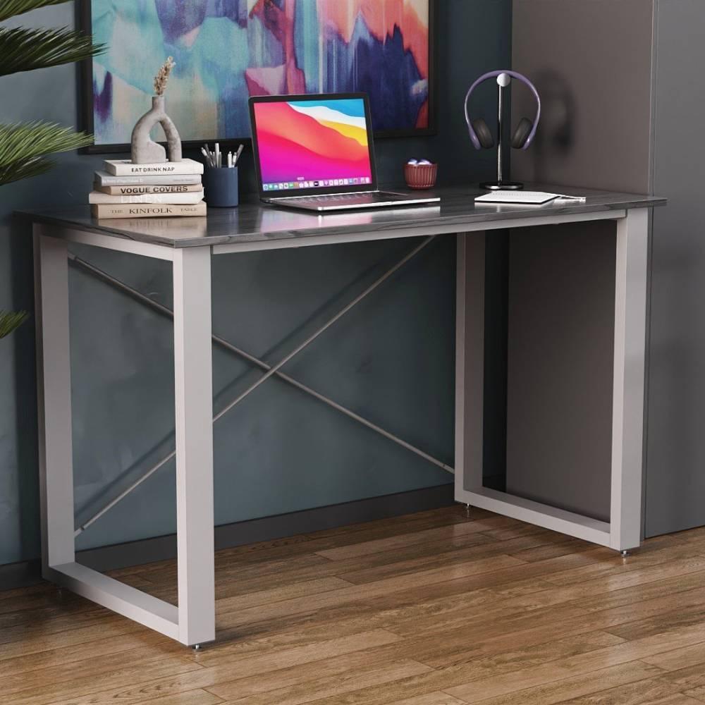 Письмовий стіл Ferrum-decor Драйв 750x1400x600 Сірий метал ДСП Сосна Кембра 16 мм (FRD-103138)