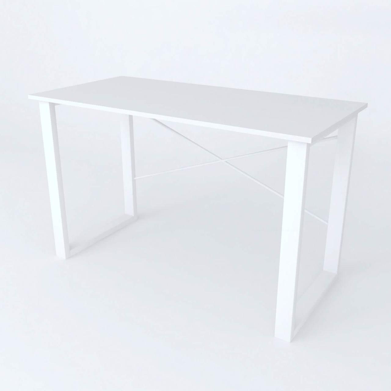 Письмовий стіл Ferrum-decor Драйв 750x1000x600 Білий метал ДСП Біле 16 мм (FRD-103101)