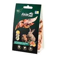 Ласощі AnimAll сушена морква для гризунів, натуральні, 50 г