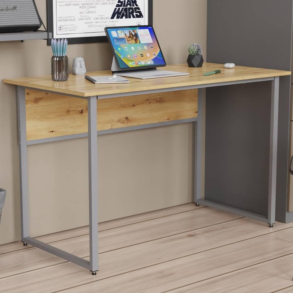 Комп'ютерний стіл Ferrum-decor Коді 75x140x60 сірий ДСП Дуб Сан-Марино 16мм (FRD-101674)