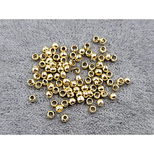 Стопери 2мм, 50шт, колір лимонне золото