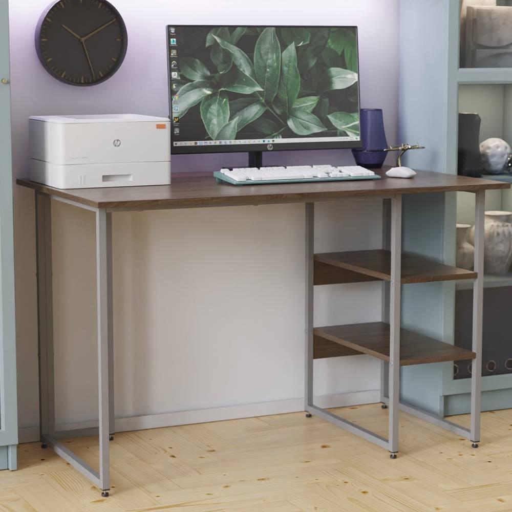 Письмовий стіл Ferrum-decor Кевін 75x100x60 сірий ДСП Дуб Сонома Трюфель 16мм (FRD-101713)