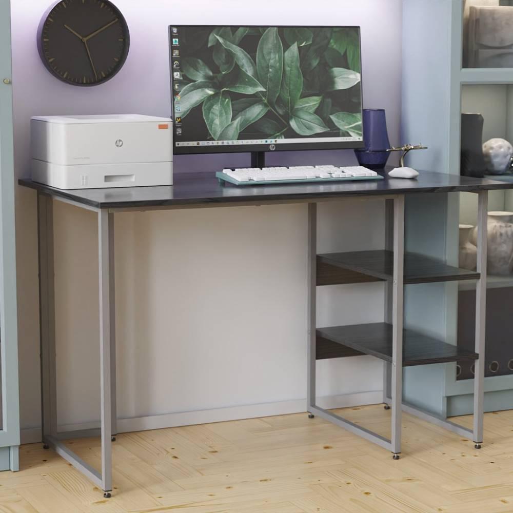 Письмовий стіл Ferrum-decor Кевін 75x100x60 сірий ДСП Сосна Кембра 16мм (FRD-101714)