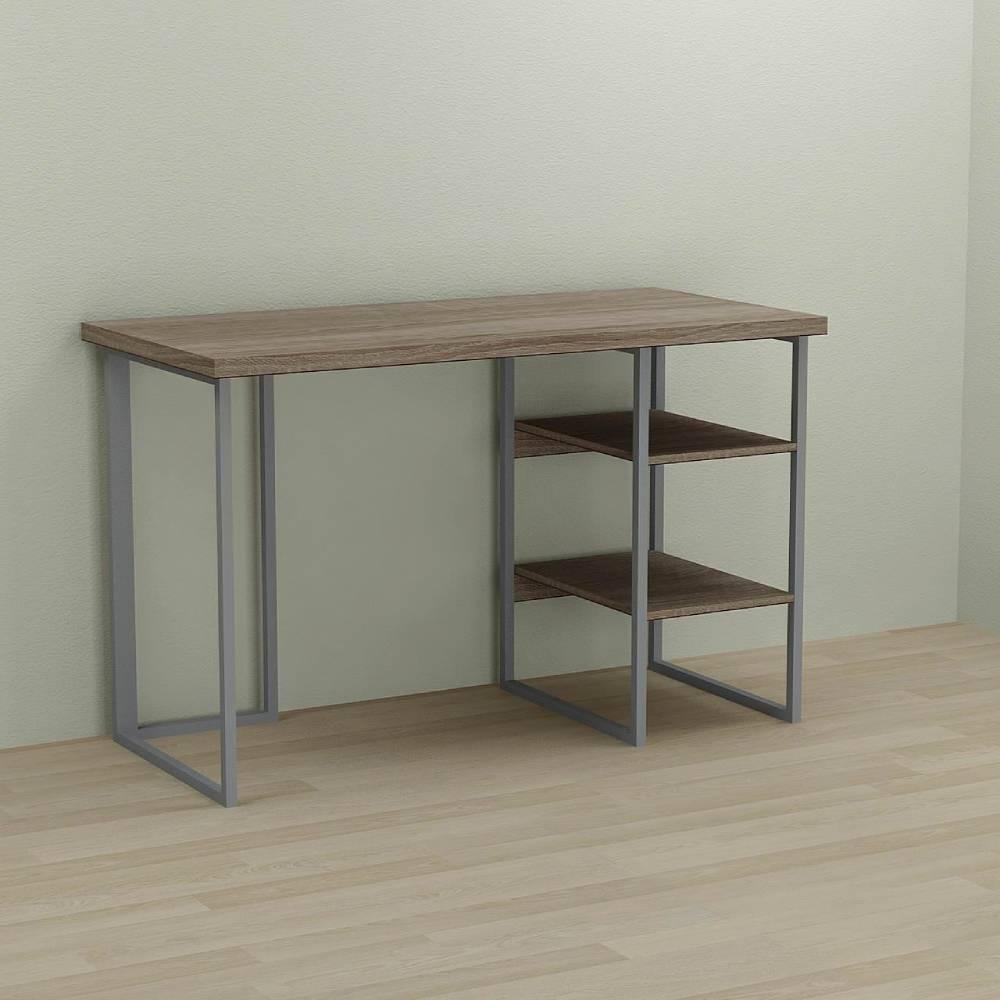 Письмовий стіл Ferrum-decor Кевін 76x100x60 сірий ДСП Дуб Сонома Трюфель 32мм (FRD-101717)