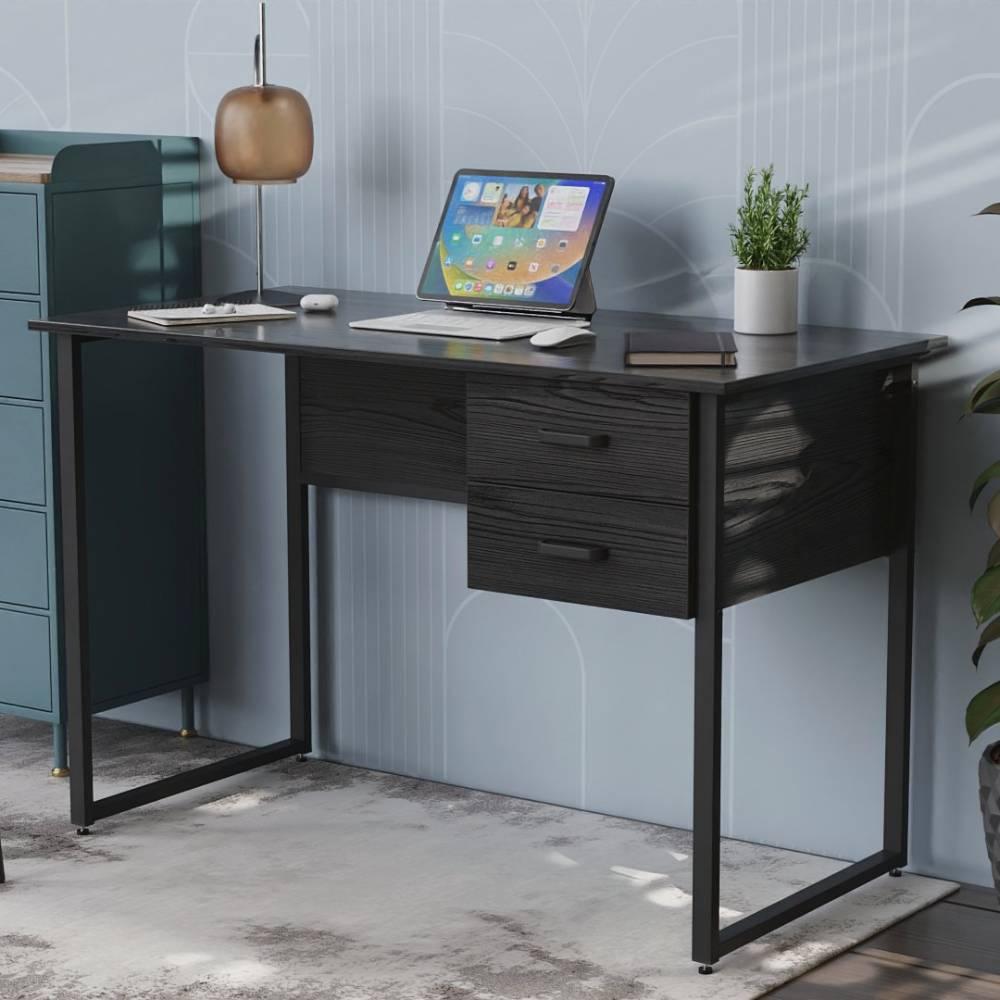 Комп'ютерний стіл Ferrum-decor Таккота 75x120x60 чорний ДСП Сосна Кембра 16мм (FRD-101920)