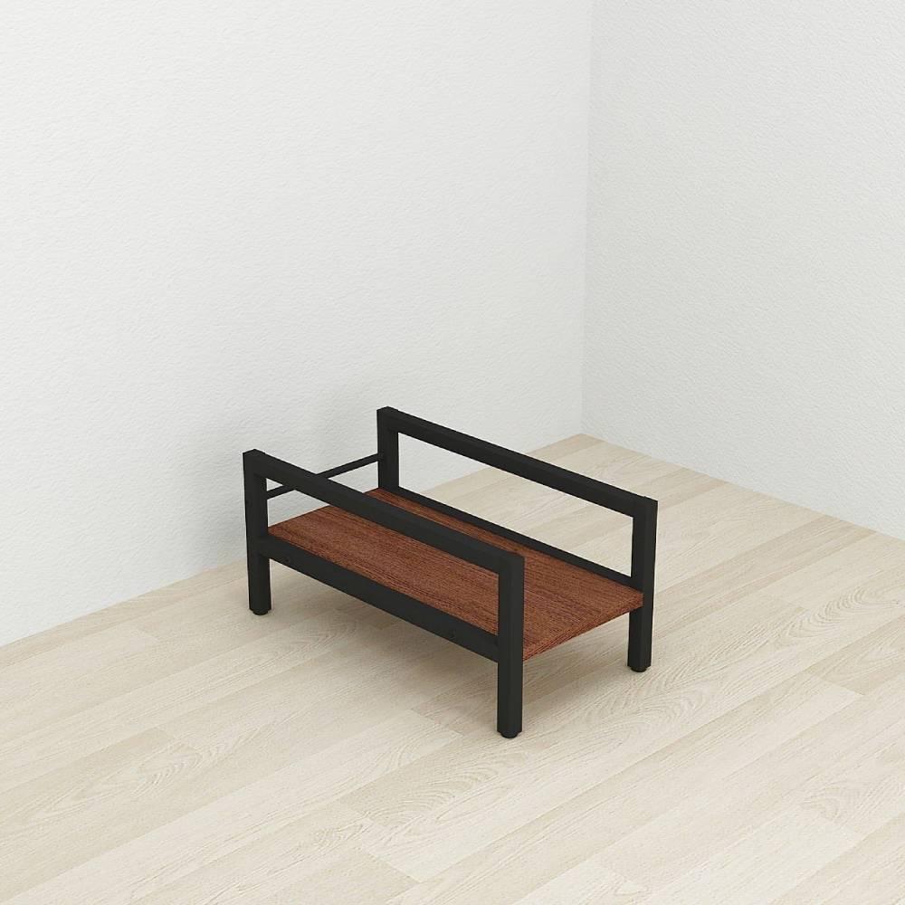 Підставка для системного блоку Ferrum-decor Нікі 21x24x45 Чорний ДСП Венге 16мм (FRD-105747)