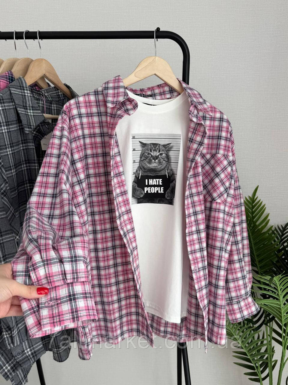 Сорочка жіноча (42-52) (5кв) "TRENDI" недорого від прямого постачальника