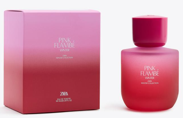Zara Pink Flambe Winter  90 ml туалетна вода жіноча (оригінал оригінал Іспанія), фото 1