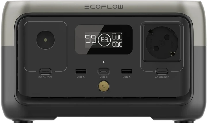 EcoFlow RIVER 2 портативна зарядна станція 256 Вт·год з LiFePO та X-Boost 600 Вт - фото 1 - id-p2757741198